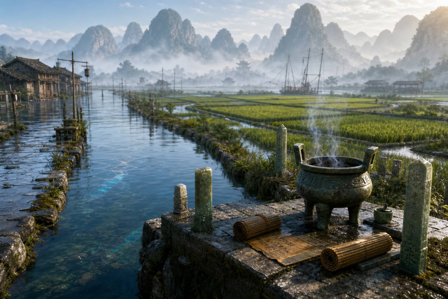Фучжу — дракон-чиновник вод в китайской мифологии — обложка статьи