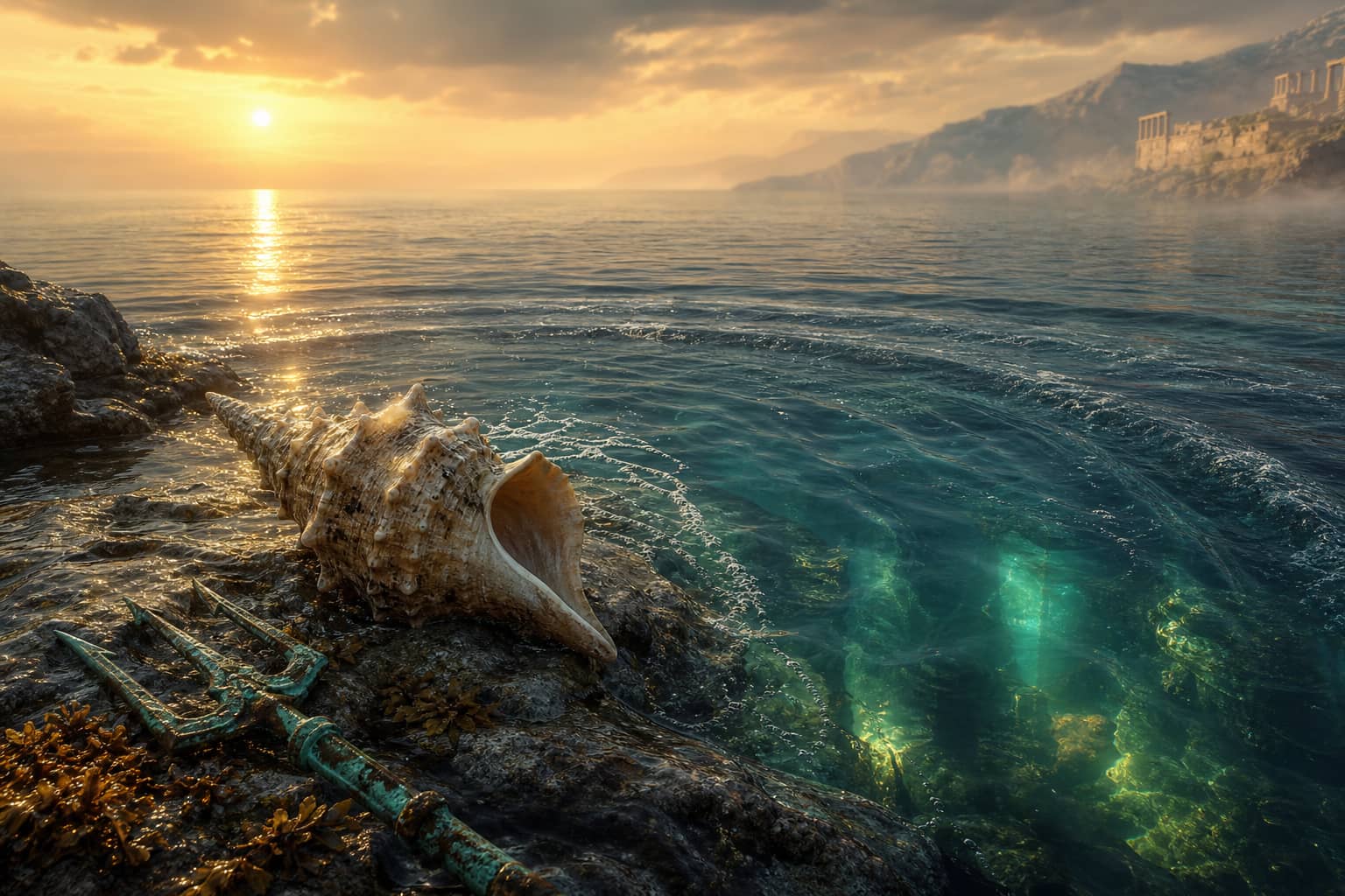 Тритон: сын Посейдона и вестник морских глубин
